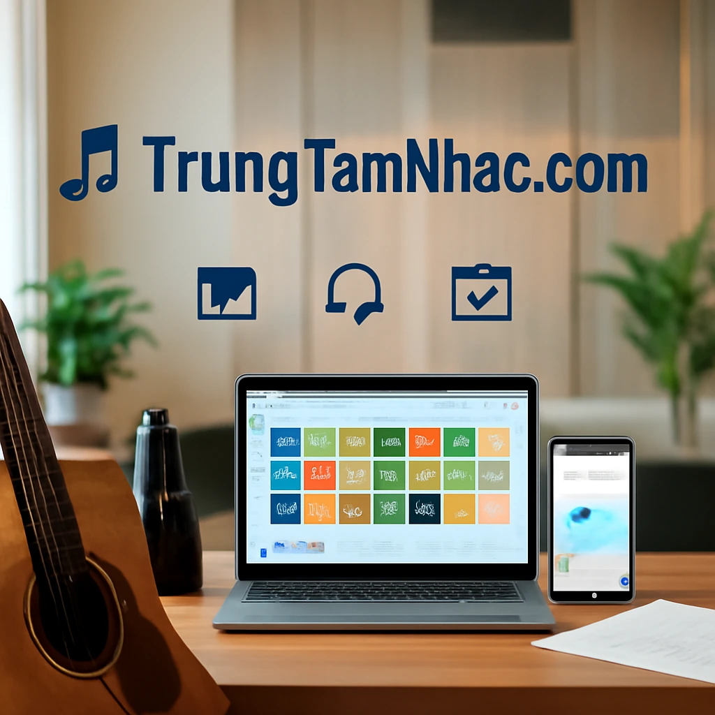 trungtamnhac.com